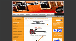 Desktop Screenshot of bigmusik.com