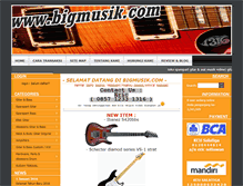 Tablet Screenshot of bigmusik.com
